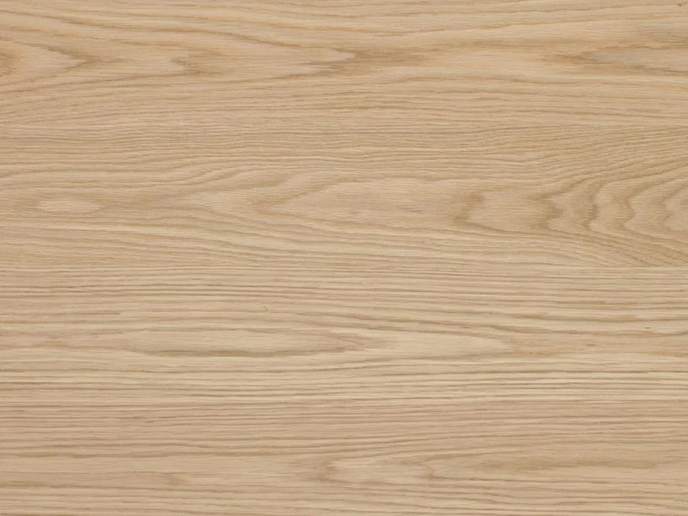 Oak Veneered Black Fibracolour MDF, Crown Cut