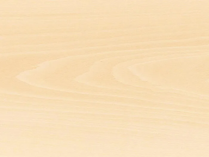 Beech Veneered MDF, Crown Cut - White