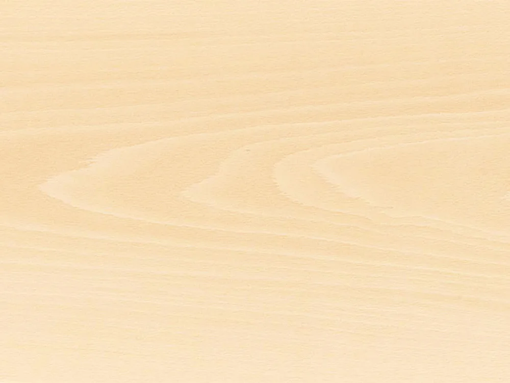 Beech Veneered MDF, Crown Cut - White